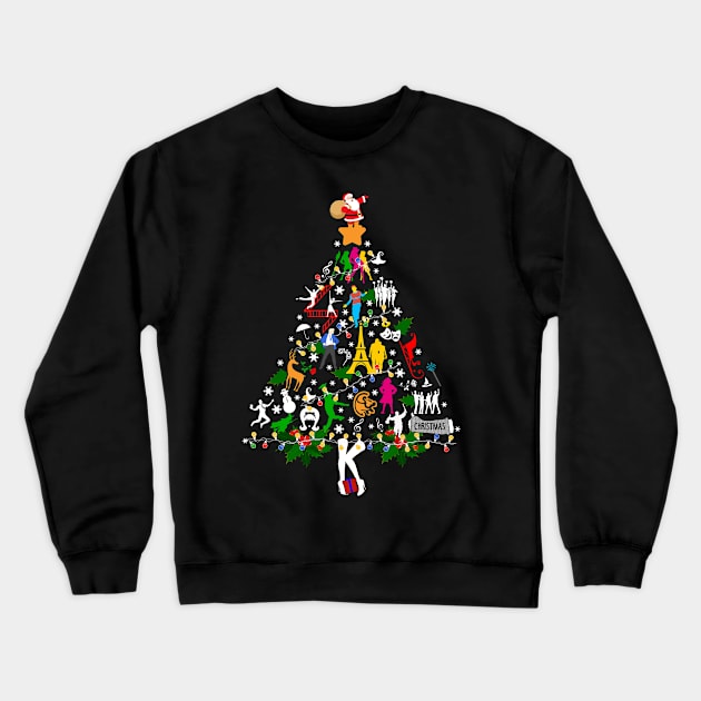 Ugly Broadway Christmas Tree Crewneck Sweatshirt by KsuAnn